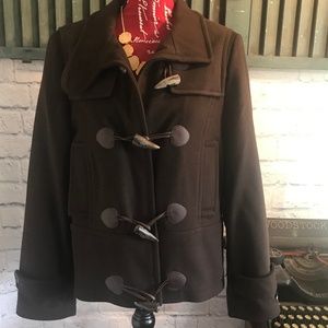Barbour Wool with Cashmere Pea Coat Size 8